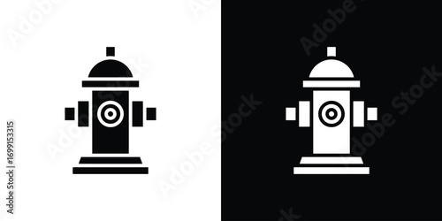 Fire hydrant icon symbol infographics website design, logo, app, UI