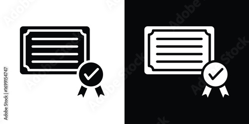 Diploma icon symbol infographics website design, logo, app, UI