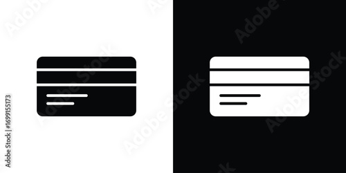 Credit card icon symbol infographics website design, logo, app, UI