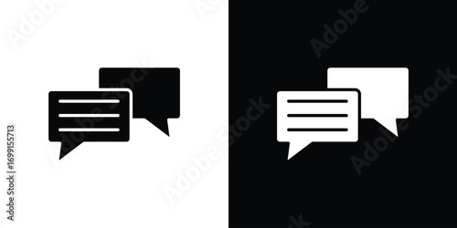 Chat icon symbol infographics website design, logo, app, UI