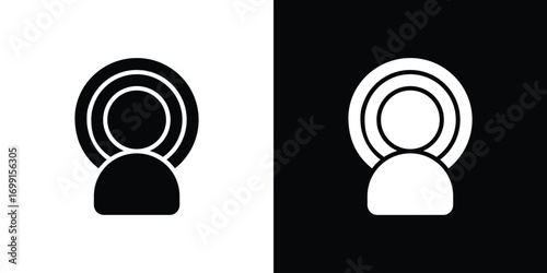 Brand awareness icon symbol infographics website design, logo, app, UI