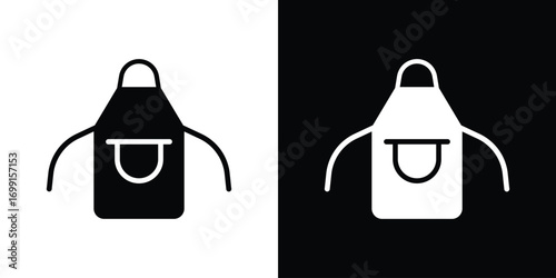 Apron icon symbol infographics website design, logo, app, UI