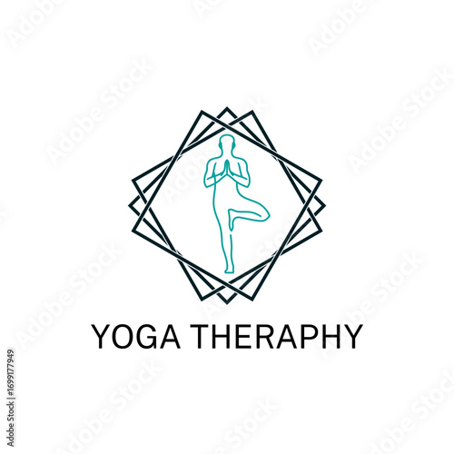 Simple Modern Style Logo for Yoga Pilates Studio and Traine