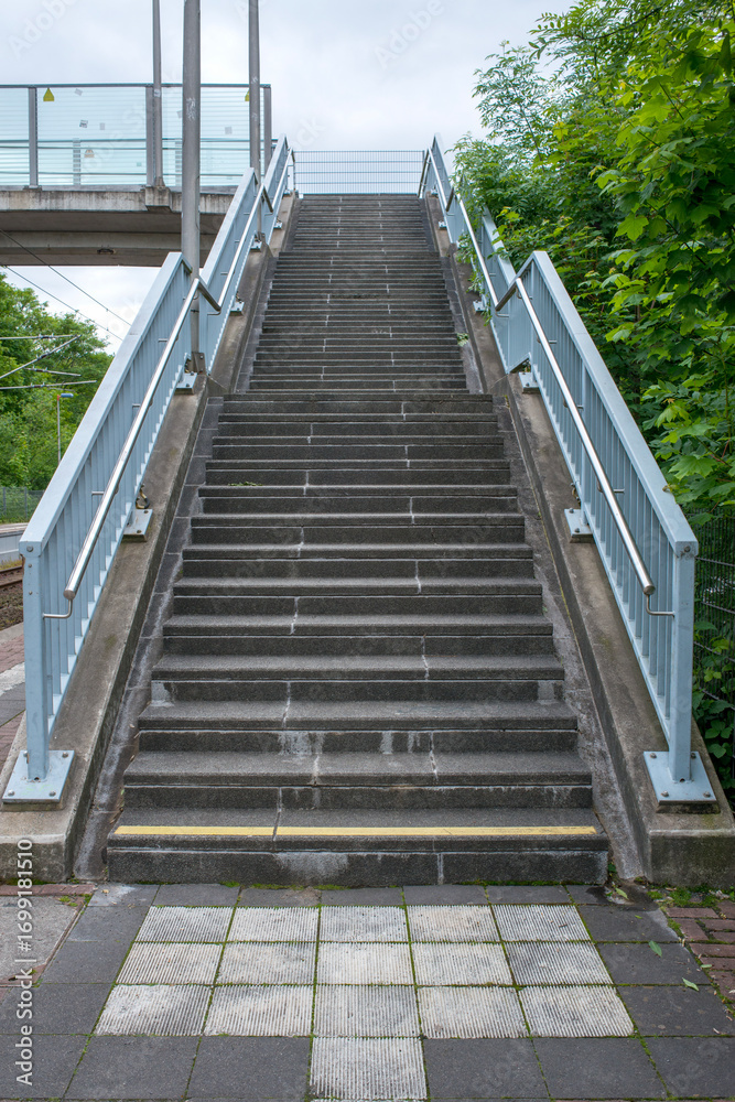 Fototapeta premium Modern Urban Bridge Staircase Design