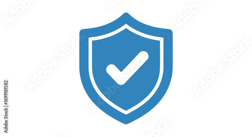 Symbolic Representation of Trustworthy Security and Verification, Approved Confirmation Icon, Minimalist Graphic Assurance Presentation