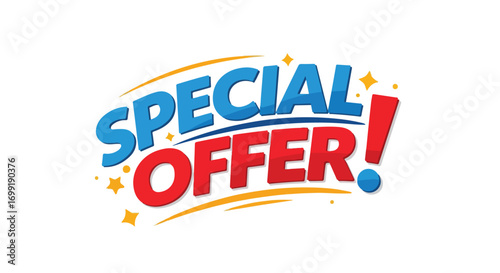 Striking special offer design highlighting promotions and significant savings opportunity for consumers and viewers alike