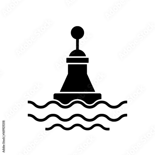Nautical Beacon Icon A Symbol of Maritime Navigation and Coastal Safety