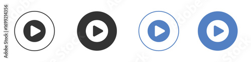 Video icon pictogram for your web site design, logo