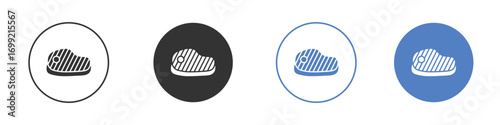 Steak icon pictogram for your web site design, logo