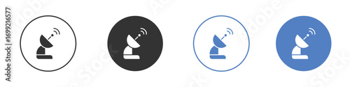 Satellite dish icon pictogram for your web site design, logo