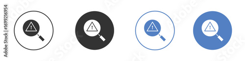 Risk analysis icon pictogram for your web site design, logo