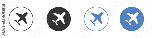 Plane icon pictogram for your web site design, logo