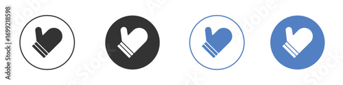 Oven mitt icon pictogram for your web site design, logo