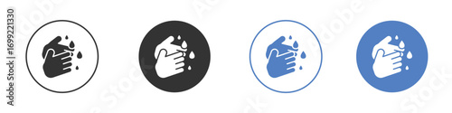Handwashing icon pictogram for your web site design, logo
