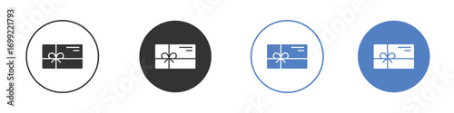 Gift card icon pictogram for your web site design, logo