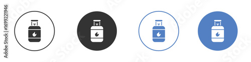 Gas cylinders icon pictogram for your web site design, logo