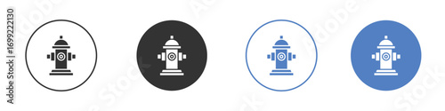 Fire hydrant icon pictogram for your web site design, logo