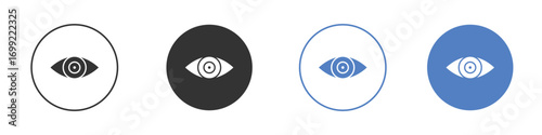 Eye icon pictogram for your web site design, logo