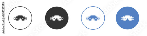 Eye mask icon pictogram for your web site design, logo