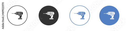 Drill icon pictogram for your web site design, logo