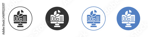Dashboard icon pictogram for your web site design, logo