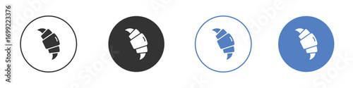 Croissant icon pictogram for your web site design, logo