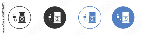 Charging station icon pictogram for your web site design, logo