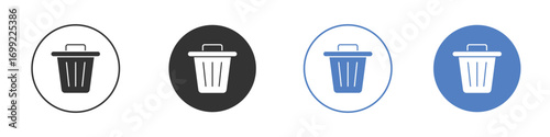 Bin icon pictogram for your web site design, logo