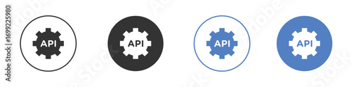 API icon pictogram for your web site design, logo