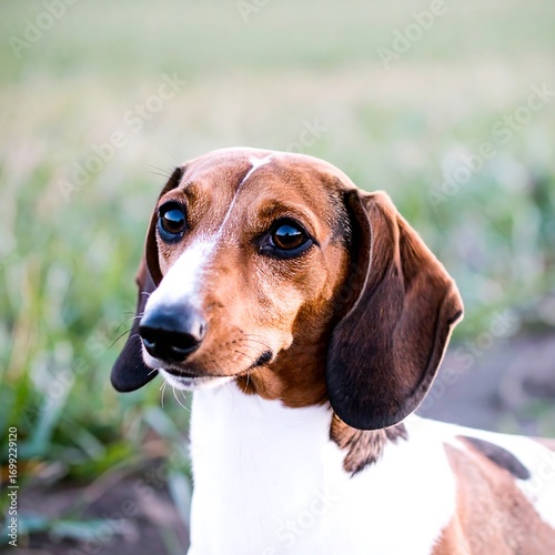 Portrait of a Dachshund