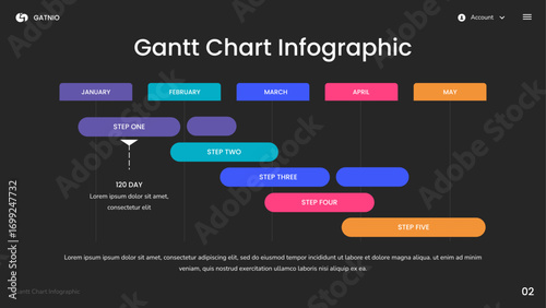 Gantt Chart Infographic