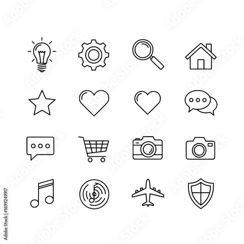 web icons set