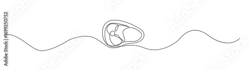 Continuous Line Drawing: Embryo on a Wavy Line