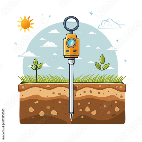 Soil Sensor Technology for Smart Farming.