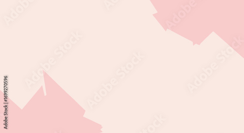 Abstract soft pink triangular background with geometric transparency design