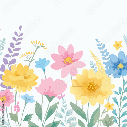 Wildblumen-Pastellmix
