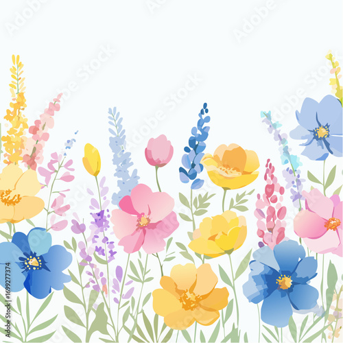 Wildblumen-Pastellmix