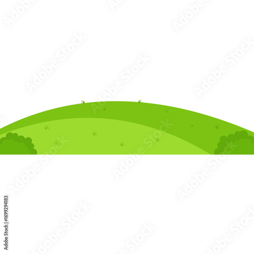 Green Field Illustration