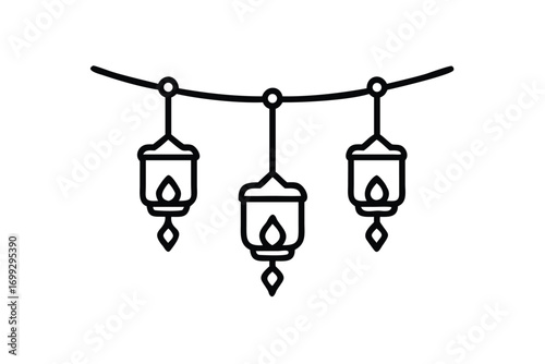 vector illustration of a set of earrings jewel design icon
