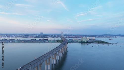 Wallpaper Mural bridge over the sea, Seohae Grand Bridge Dangjin, Chungcheongnam-do, korea Torontodigital.ca