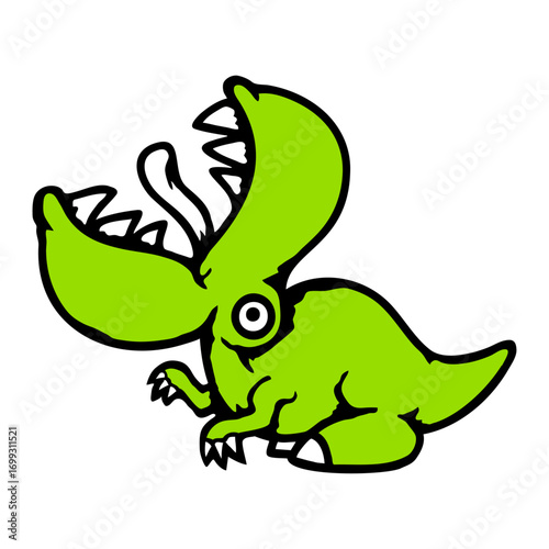 T-Rex Big Mouth Open Tongue Out Roar Funny Dino