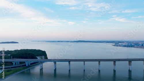 Wallpaper Mural bridge over the sea, Seohae Grand Bridge Dangjin, Chungcheongnam-do, korea Torontodigital.ca