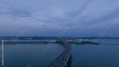Wallpaper Mural bridge over the sea, Seohae Grand Bridge Dangjin, Chungcheongnam-do, korea Torontodigital.ca
