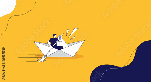Driven entrepreneur navigates business challenges, charting a course toward success in a dynamic world.