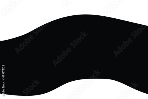 Web,straight line.Wavy line with flowing curves. Seamless pattern of
