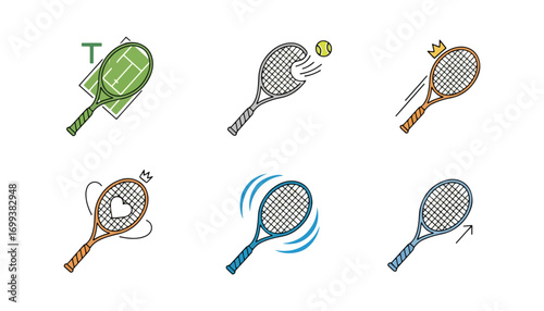 Tennis racquets collection