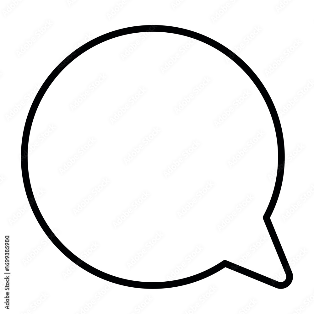 Flat Chat Bubble Icon Design Flat Chat Bubble Icon Design
