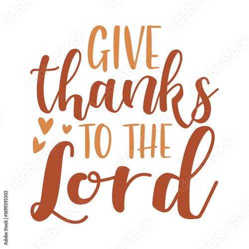 Give Thanks to the Lord Svg