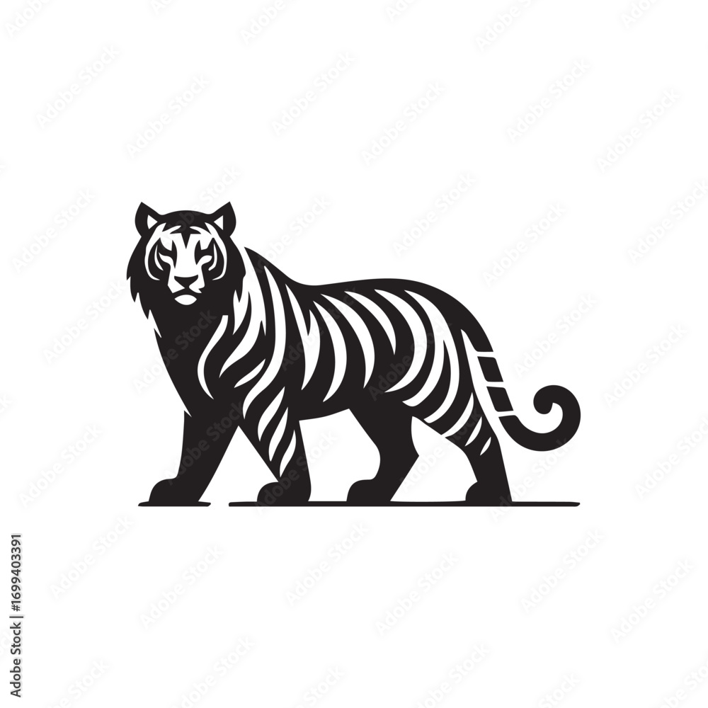 Fototapeta premium tiger vector illustration