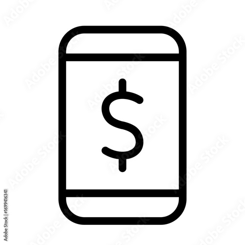 Banking & Transactions Line Icon of Banking & Transactions Icon Set